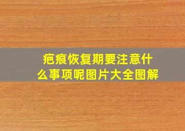 疤痕恢复期要注意什么事项呢图片大全图解