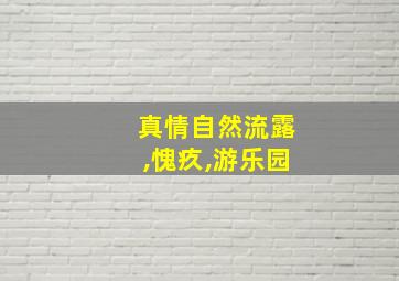 真情自然流露,愧疚,游乐园