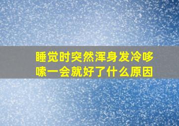 睡觉时突然浑身发冷哆嗦一会就好了什么原因