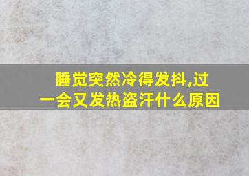 睡觉突然冷得发抖,过一会又发热盗汗什么原因