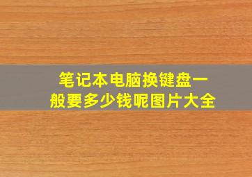 笔记本电脑换键盘一般要多少钱呢图片大全