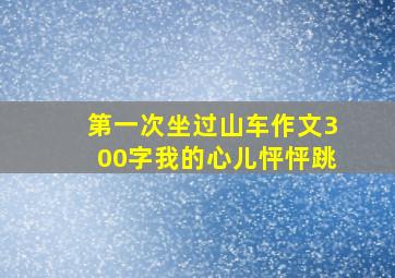 第一次坐过山车作文300字我的心儿怦怦跳