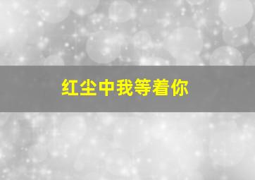 红尘中我等着你