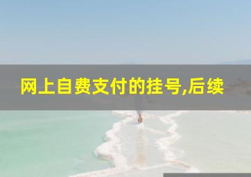 网上自费支付的挂号,后续