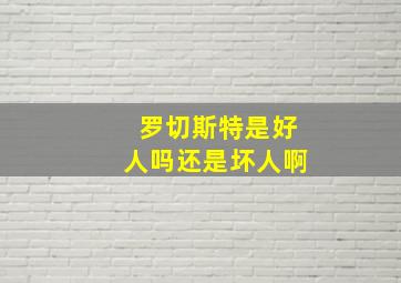 罗切斯特是好人吗还是坏人啊