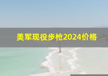 美军现役步枪2024价格