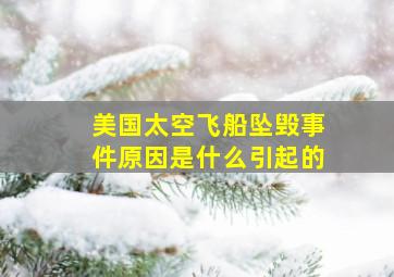 美国太空飞船坠毁事件原因是什么引起的