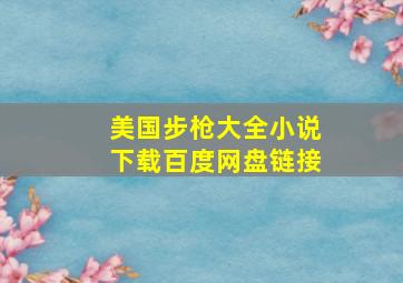 美国步枪大全小说下载百度网盘链接