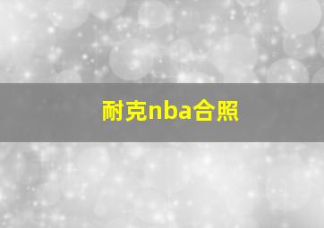 耐克nba合照