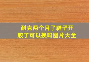 耐克两个月了鞋子开胶了可以换吗图片大全