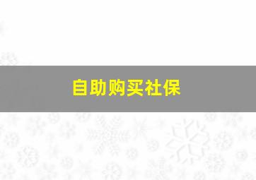 自助购买社保