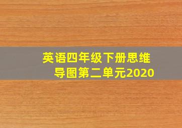 英语四年级下册思维导图第二单元2020