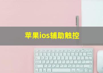 苹果ios辅助触控