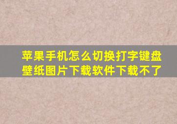 苹果手机怎么切换打字键盘壁纸图片下载软件下载不了