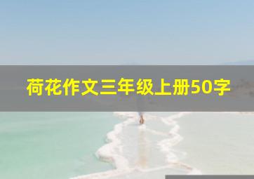 荷花作文三年级上册50字