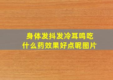 身体发抖发冷耳鸣吃什么药效果好点呢图片