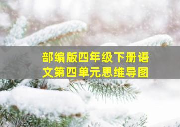 部编版四年级下册语文第四单元思维导图