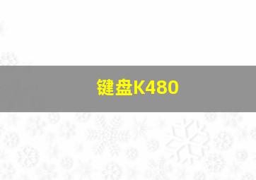 键盘K480