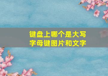 键盘上哪个是大写字母键图片和文字