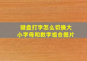 键盘打字怎么切换大小字母和数字组合图片