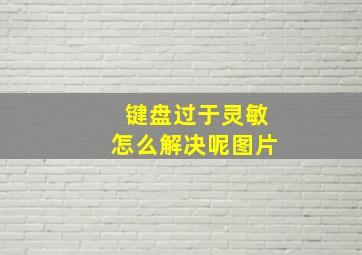 键盘过于灵敏怎么解决呢图片