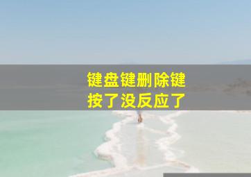 键盘键删除键按了没反应了