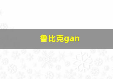 鲁比克gan