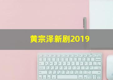 黄宗泽新剧2019