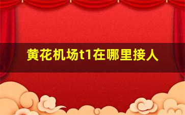 黄花机场t1在哪里接人