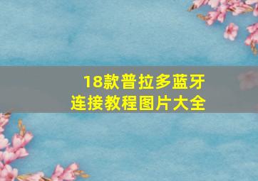 18款普拉多蓝牙连接教程图片大全