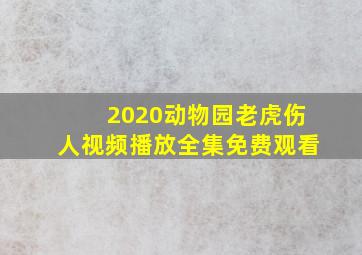 2020动物园老虎伤人视频播放全集免费观看