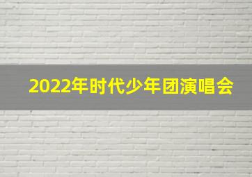 2022年时代少年团演唱会