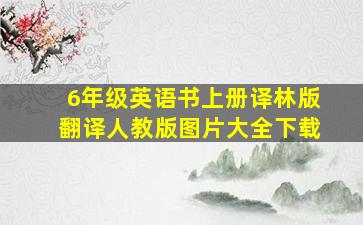 6年级英语书上册译林版翻译人教版图片大全下载