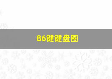 86键键盘图