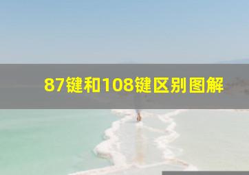 87键和108键区别图解