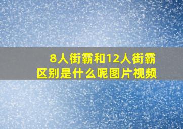 8人街霸和12人街霸区别是什么呢图片视频