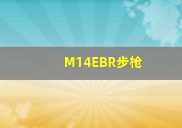 M14EBR步枪