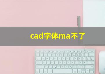 cad字体ma不了