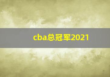 cba总冠军2021