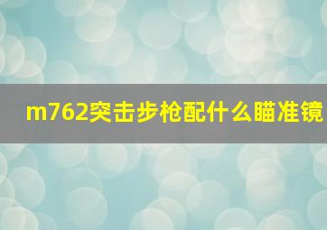 m762突击步枪配什么瞄准镜