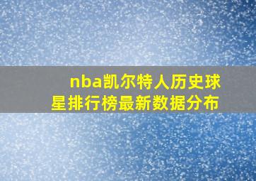 nba凯尔特人历史球星排行榜最新数据分布