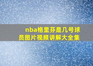 nba格里芬是几号球员图片视频讲解大全集