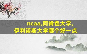 ncaa,阿肯色大学,伊利诺斯大学哪个好一点