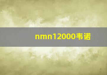 nmn12000韦诺