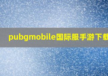 pubgmobile国际服手游下载ios