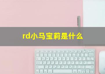 rd小马宝莉是什么