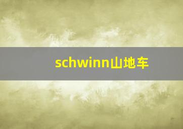 schwinn山地车