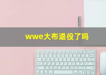 wwe大布退役了吗