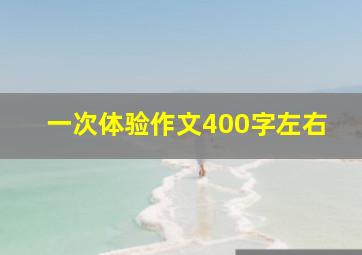 一次体验作文400字左右