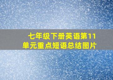 七年级下册英语第11单元重点短语总结图片